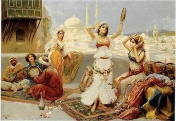 unknow artist Arab or Arabic people and life. Orientalism oil paintings 126